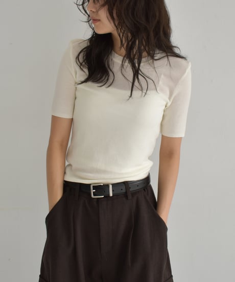 Halfsleeve Knit Tops t1911-464