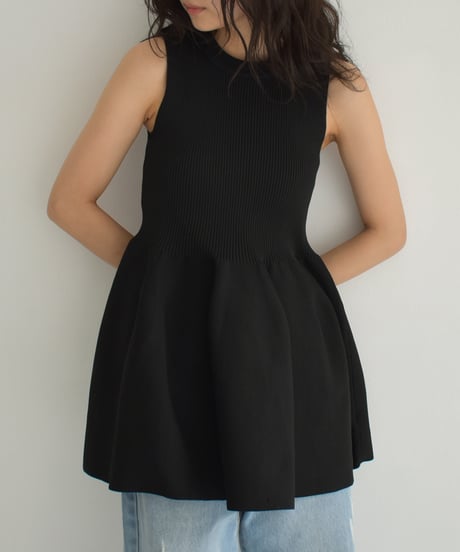 Peplum Knit Tops t1911-401