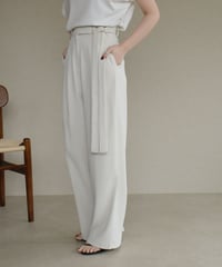 Side Ribbon Pants（Ecru） bo2000-53