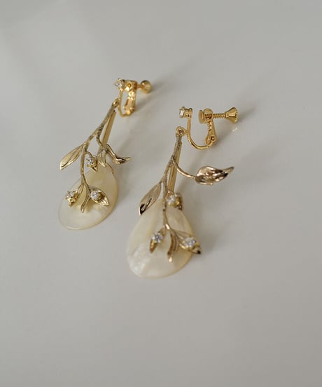 Shell Leaf Earring a2020-03