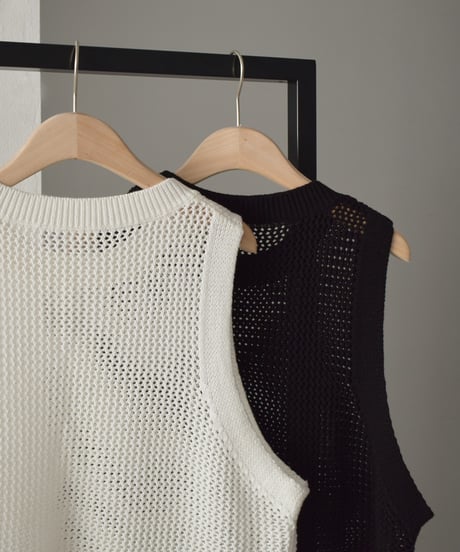 Mesh Knit Vest t1911-380