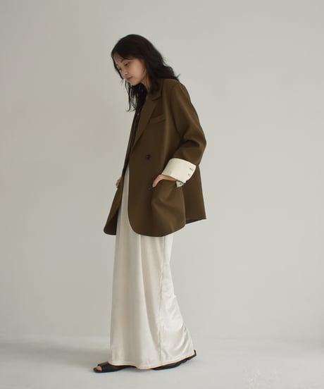 Loose Double Breasted Jacket t1911-254