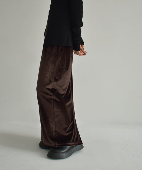 Velor Highwaist Pencil Skirt bo2000-129