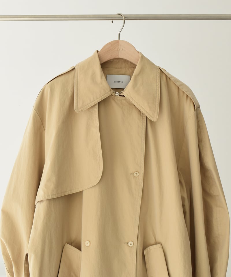 Volume Sleeve Trench Coat c1911-45 | cizatto