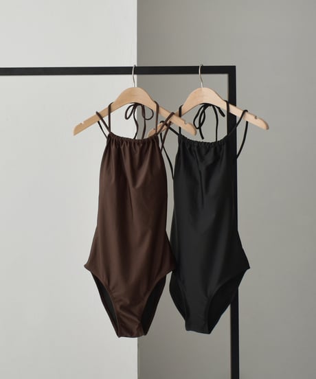 Halter Neck Gather Swim Wear sw2000-10