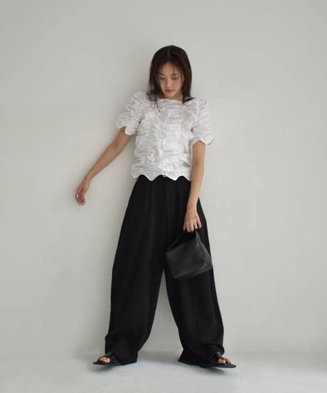 Shirring Compact Blouse t1911-374