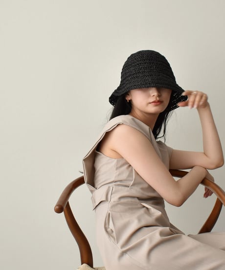 Straw Bucket Hat h2000-3