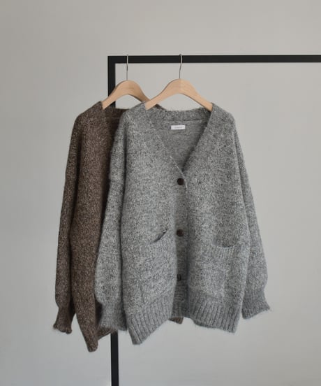 Mix Over Size Knit Cardigan t1911-486