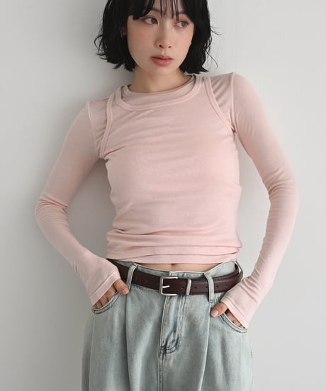Tank Layered Sheer Tops t1911-513