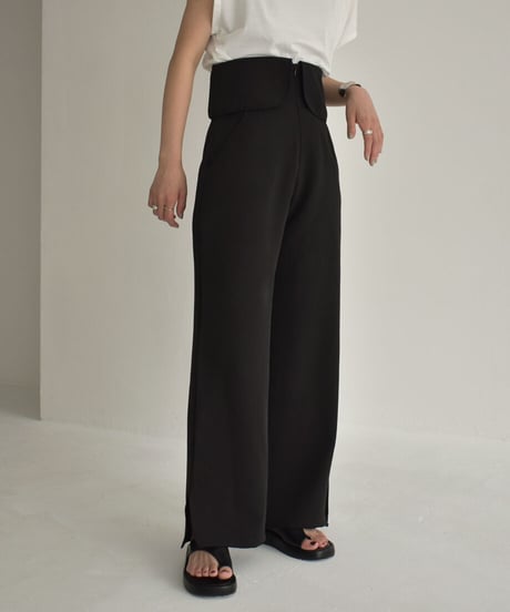 Waist Flap Piping Pants【セットアップ着用可能】 op-0202004433