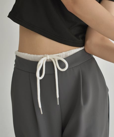 Double Waist Tuck Pants bo2000-162