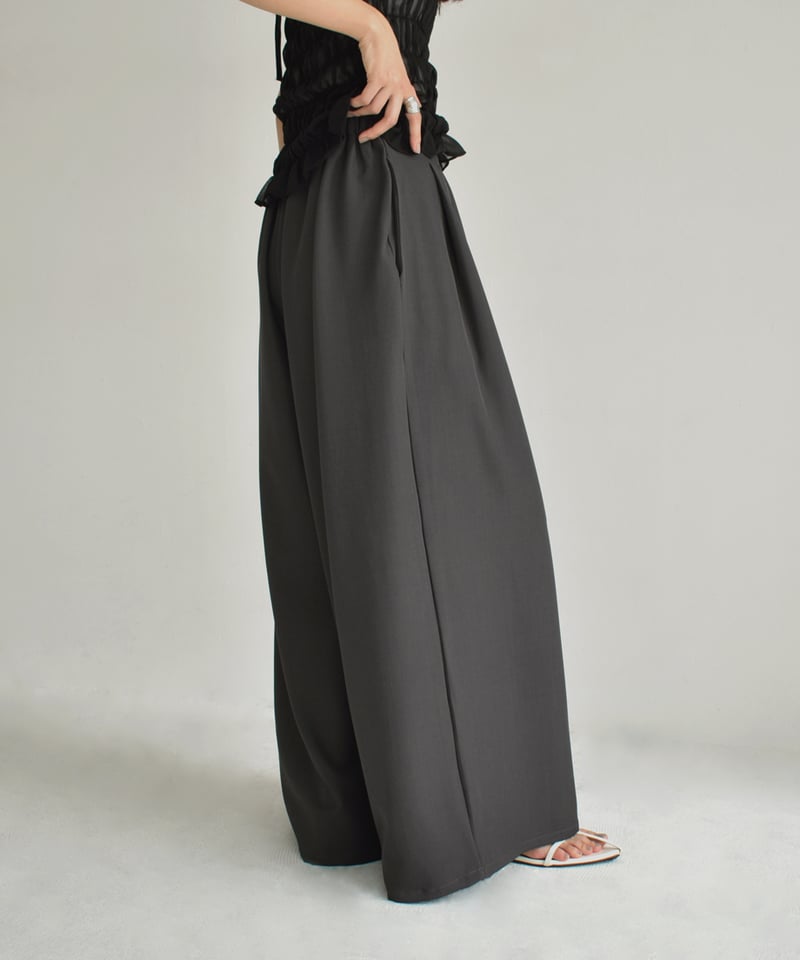 パンツ tiiiiiii Highwaist 2Tuck Wide Pants bo2000-163 | cizatto