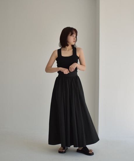 Square Neck Knit Tanktop t1911-193
