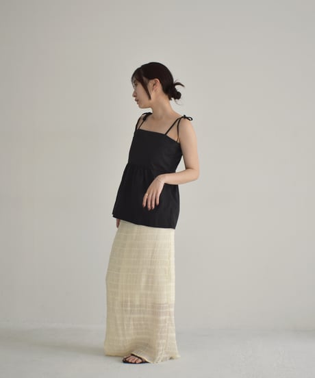 Back Laceup Ribbon Camisole t1911-276