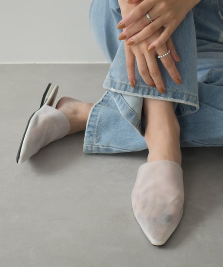 Mesh  Pointed Mule s1912-46
