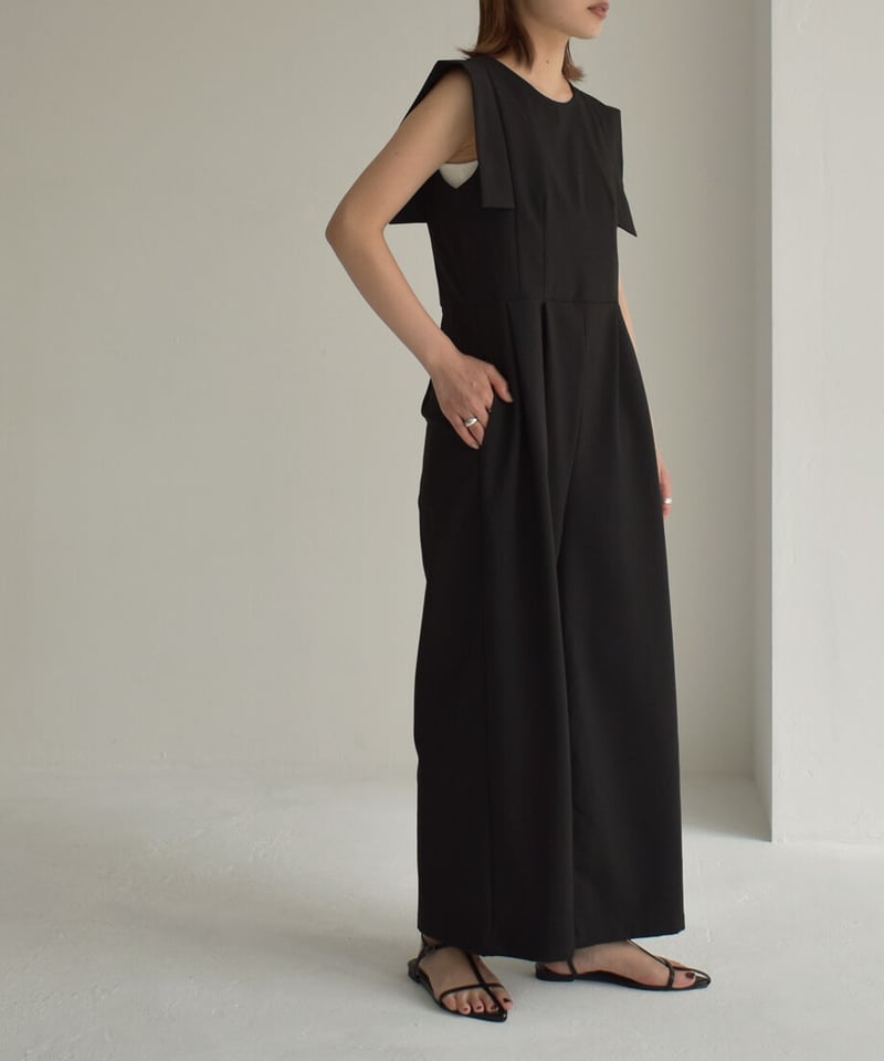 Square Sleeve 2way Jumpsuit | cizatto