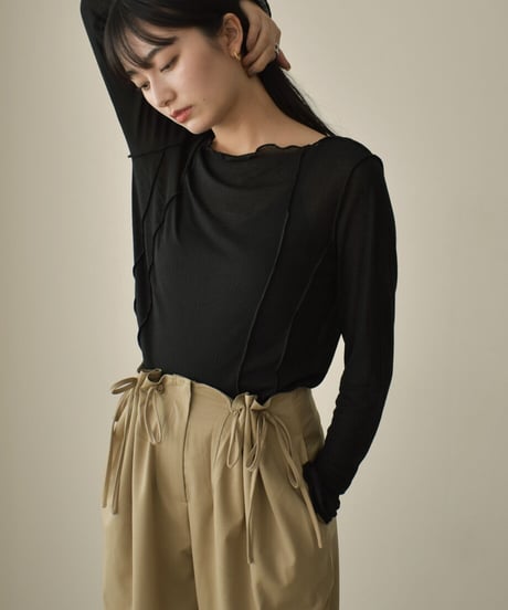 Mellow Sheer Tops t1911-144