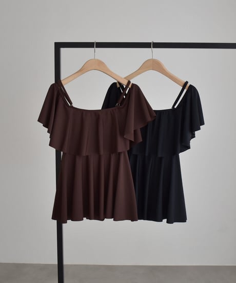 2way Frill Shoulder Swim Wear sw2000-12