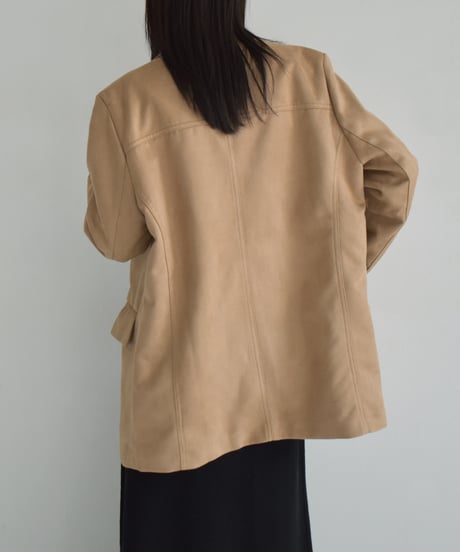 Fake Suede Tailored Jacket t1911-336