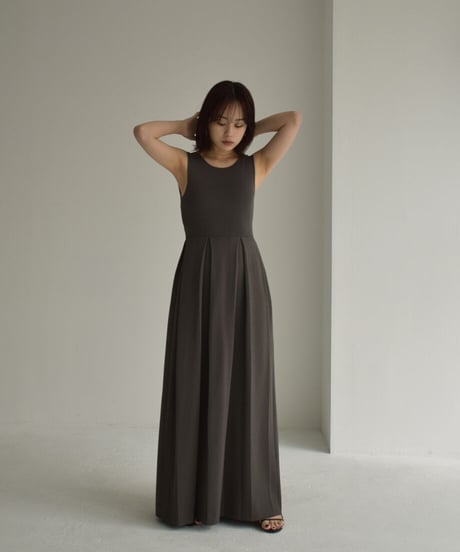 Waist Tuck 2way Nosleeve Oenpiece op-0202009504
