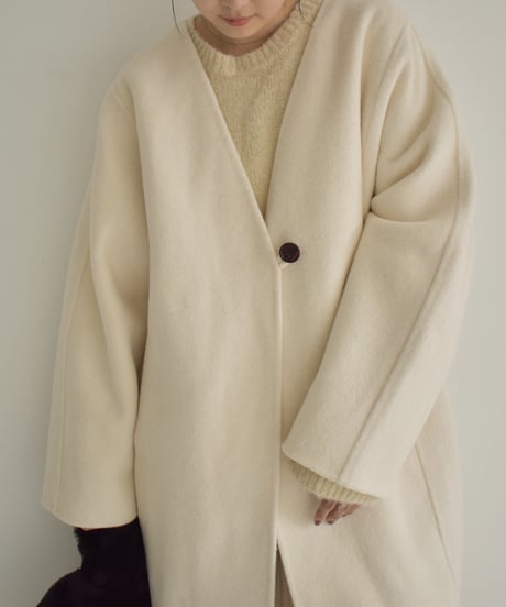 Nocollar Wool Coat c1911-40