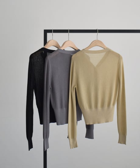 Compact Sheer Kint Cardigan t1911-523