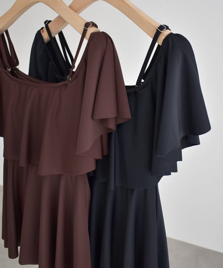 2way Frill Shoulder Swim Wear sw2000-12