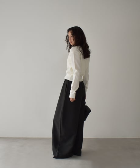 Highwaist Cocoon Silhouette Pants bo2000-178