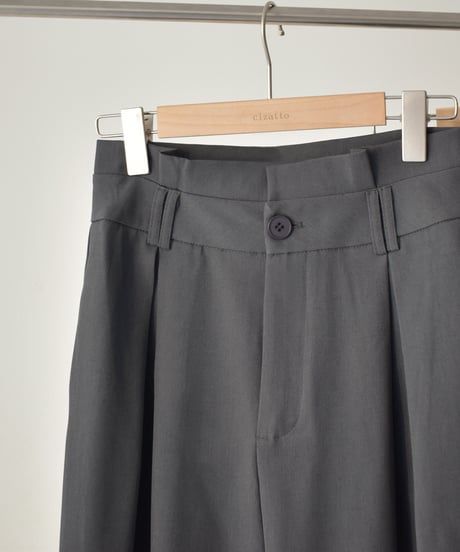 Highwaist Tuck Semiwide Pants bo2000-130