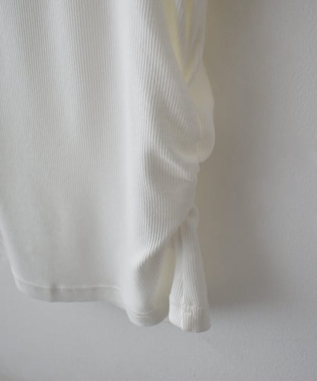 Side Gather Square Tshirt t1911-554