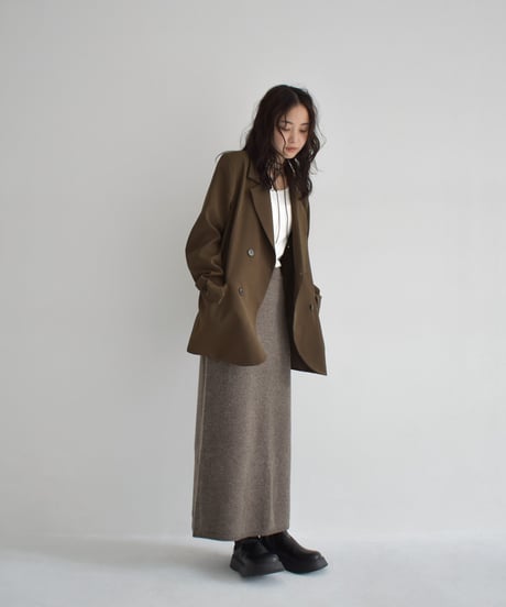 Wool Knit Skirt bo2000-68
