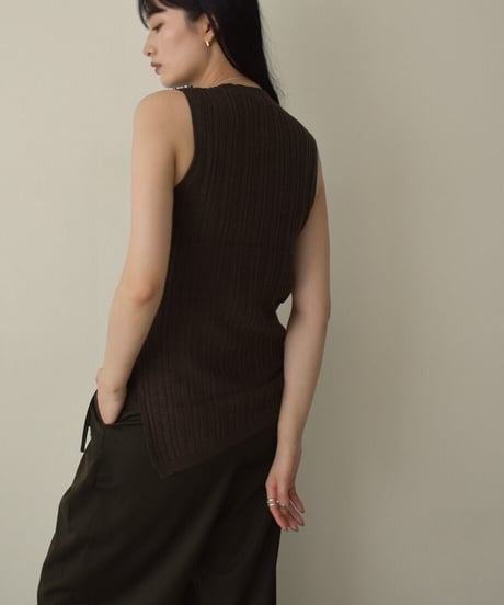 Nosleeve Random Rib Knit t1911-149