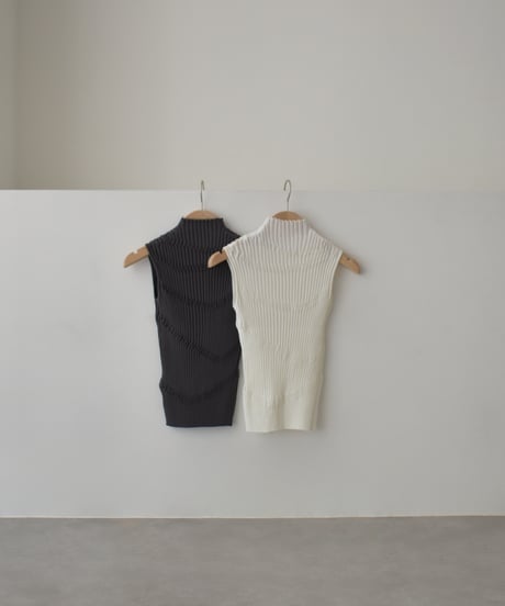 Mellow Pattern Bottleneck Knit t1911-528