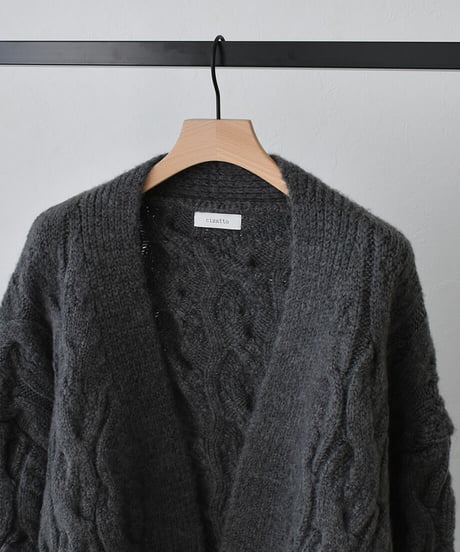 Cable Wool Knit Cardigan t1911-47