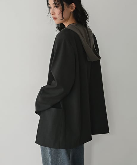 Vneck Hood Knit Tops t1911-503