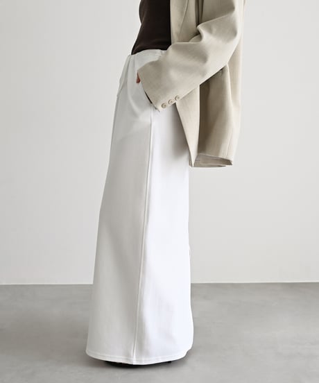 Drawstring Narrow Long Skirt bo2000-190