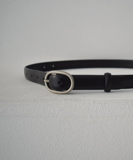 Oval Buckle Leather Belt be1913-100