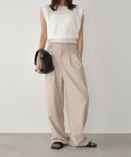 Shoulder Tuck Knit Tops t1911-426