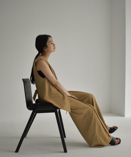Nocollar Vest【セットアップ着用可能】 t1911-199
