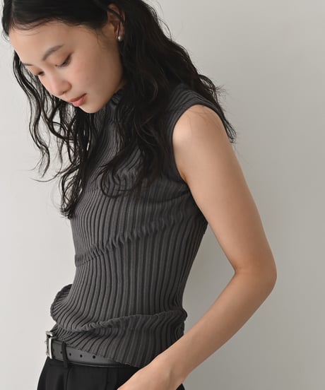 Mellow Pattern Bottleneck Knit t1911-528