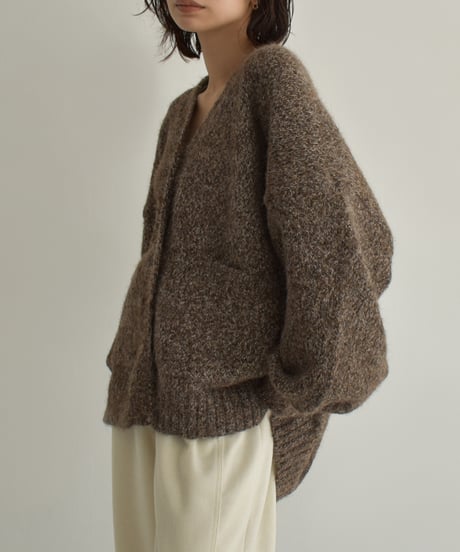 Mix Over Size Knit Cardigan t1911-486