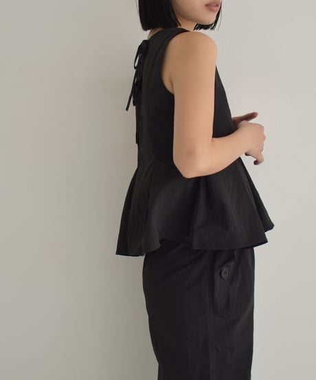 Nylon Peplum Set Up 0202009541