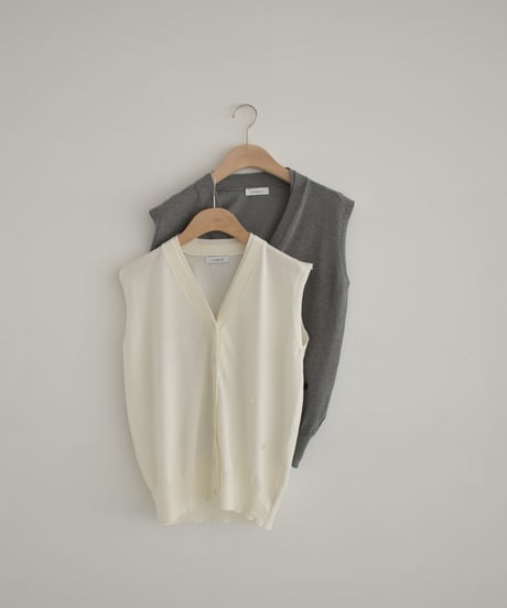 2way Silhouette Knit Vest t1911-417