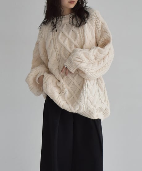 Over Cable Knit t1911-93