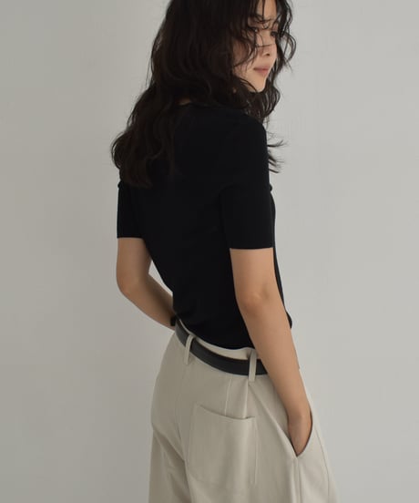 Halfsleeve Knit Tops t1911-464