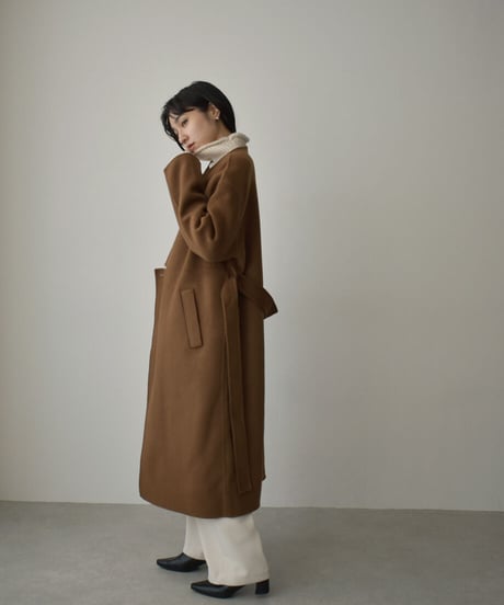 Nocollar Wool Long Coat c1911-25