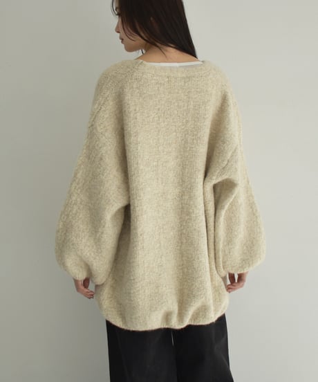 Volume Sleeve Knit Cardigan t1911-339