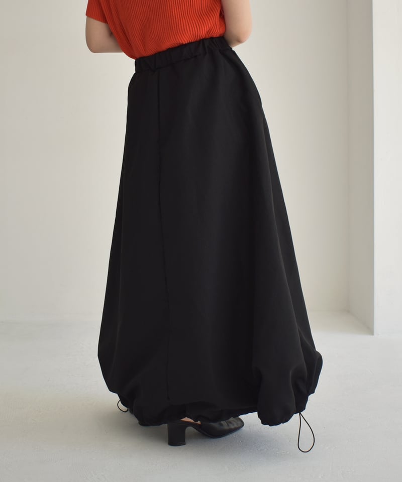 Drawstring Balloon Skirt bo2000-110 | cizatto