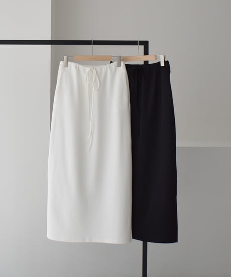 Drawstring Narrow Long Skirt bo2000-190