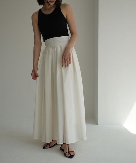 Nylon Flare Skirt bo2000-80